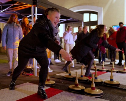 Team Event, Betriebsfeier, Eisstockschießen Turnier, Weihnachtsfeier, Fest, Spaß, Stimmung