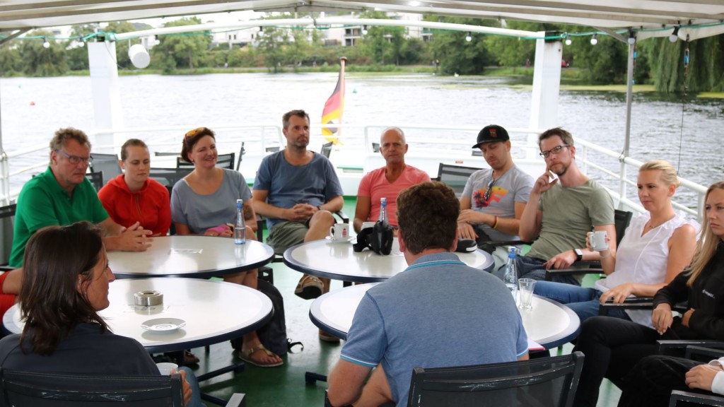 Sommercamp 2019 teamgeist Bootsfahrt Workshop