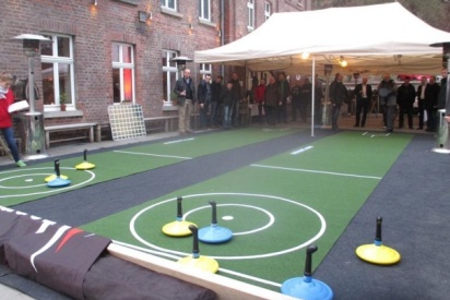 Kubb mit teamgeist-Blossin