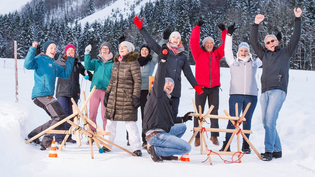 Winter Challenge im Winter mit spannenden Aktivitäten