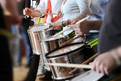 Drumming im Team-Leipzig