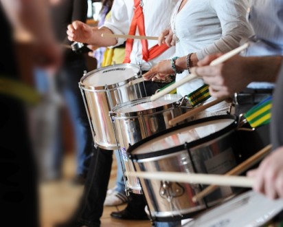 Drumming im Team-Frankfurt