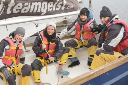 Segeln Winter Schwimmweste Segelkleidung Boot