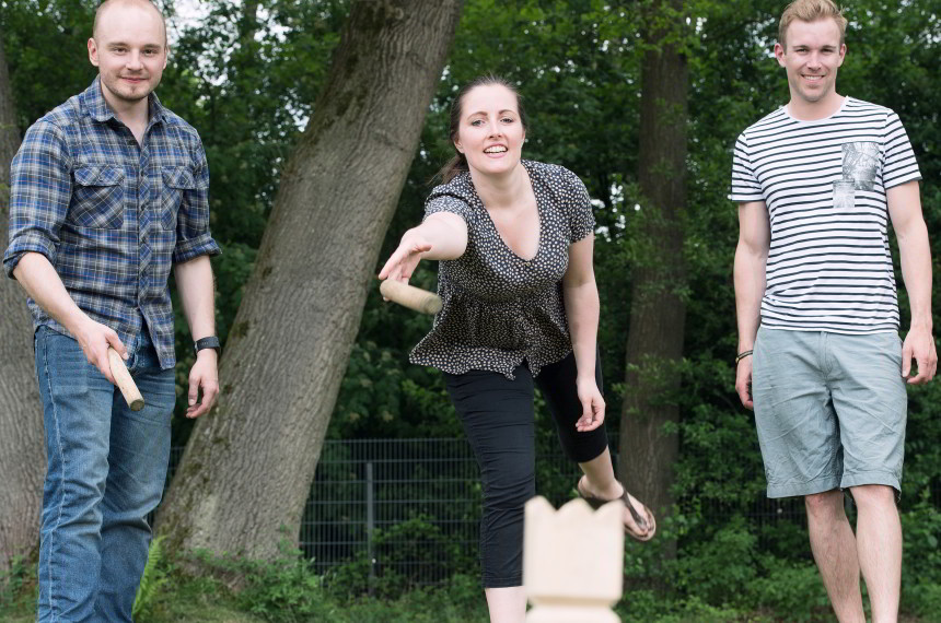 Kubb Team Wurf Outdoor